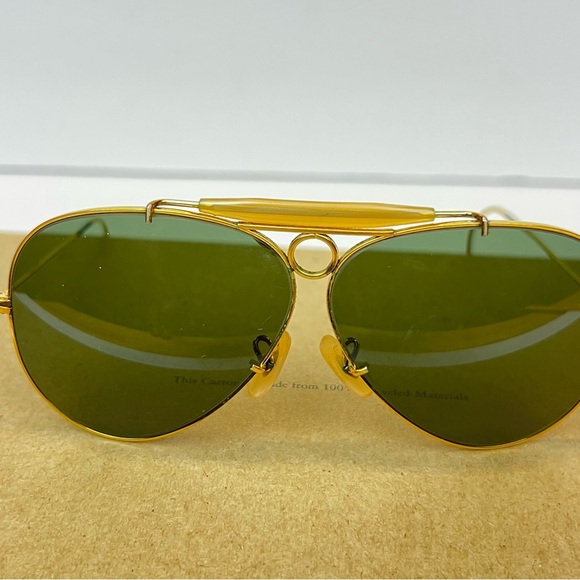 Vintage B&L USA Ray Ban Shooter mit Sportbügel - Picture 7 of 10